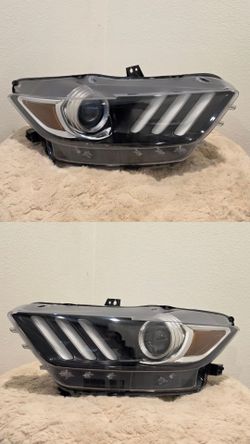 2017 Ford Mustang pair of OEM headlights