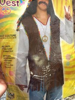 Large hippi vest men