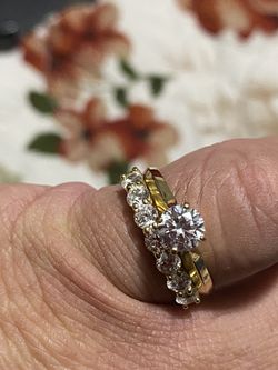 Dos anillos de compromiso de 10k Oro sólido Nuevos de 9” A 10 1/2 Sólo 150 precio firme checa mi página tengo más anillos de for Sale in Glendale, AZ - OfferUp
