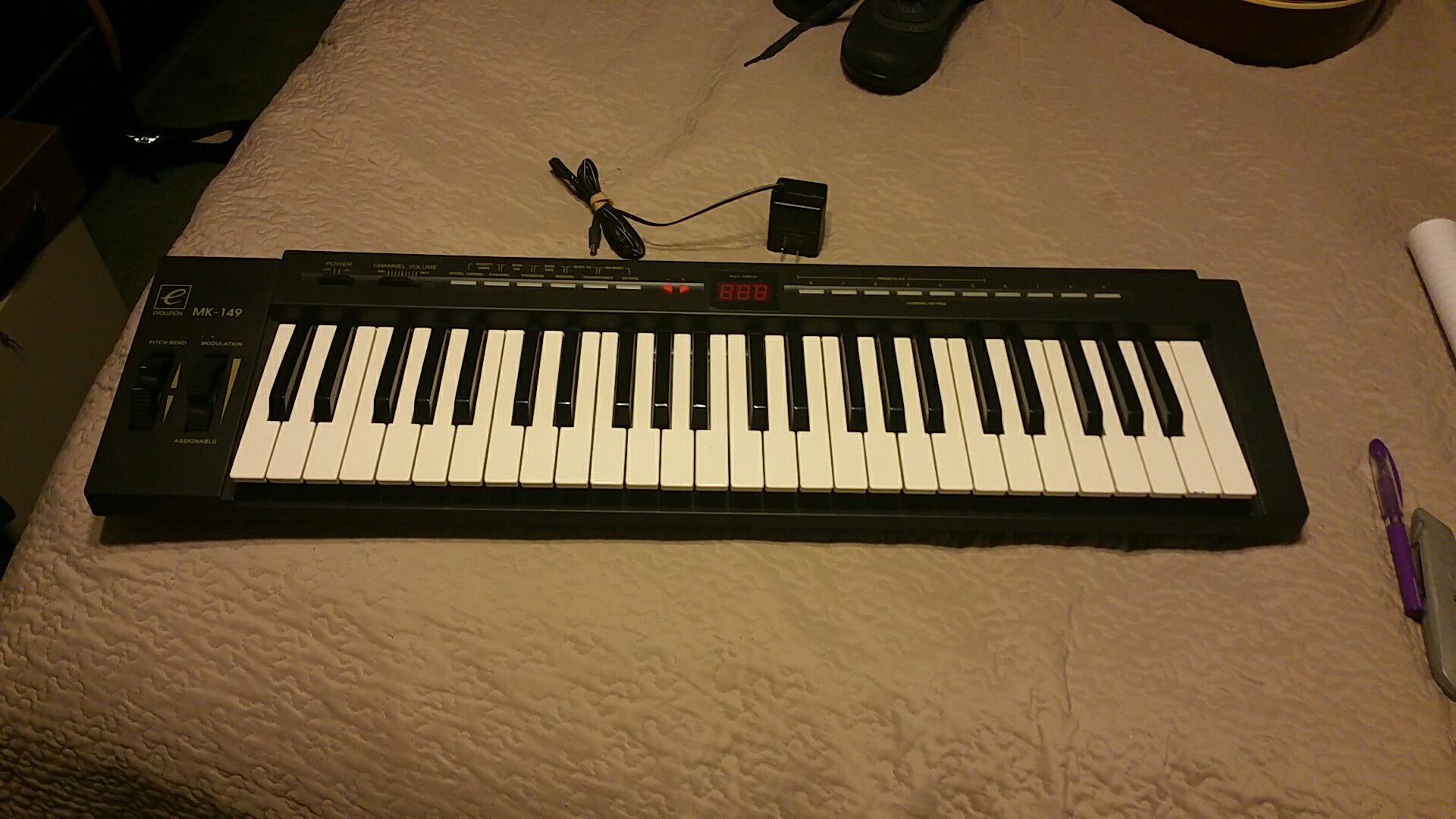 Evolution MK1 49 midi keyboard controller 49 Keys portable