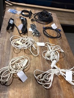 Assorted cords