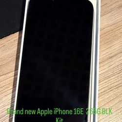  Apple iPhone 16E Black Brand New 