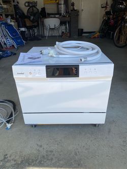 Comfee Countertop Kitchen Appliance Dishes Dishwasher