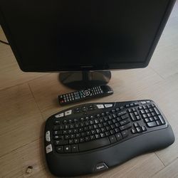Samsung HD TV & Monitor + Mutimedia WiFi Keyboard