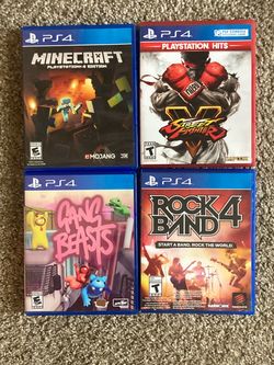 PS4 Game Bundle – Lot of 4
