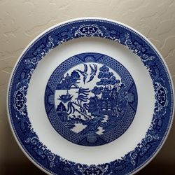 Willow Ware by Royal China -- 12 Inch Dinner Plate -- World's Most Popular Design