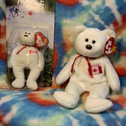 Beanie Babies Maple Canada Rare Label Error 