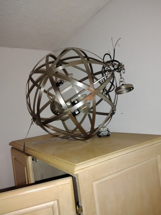 Brand New Stainless Light Fixture