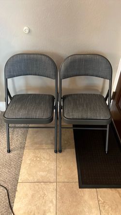 Gray Folding Chairs