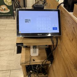Toast System: POS, KIOSK with Stand, Customer Display , Card Units, Printer, Routers Etc 
