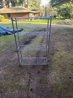 3ft W 4 Ft 6 In H stainlees Shelving 