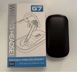 G7 Portable Wireless Headset with Charging Case