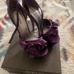 Bebe Purple Heels