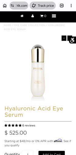 24K Prestige Hyaluronic Acid Eye Serum – Luxury Eye Care