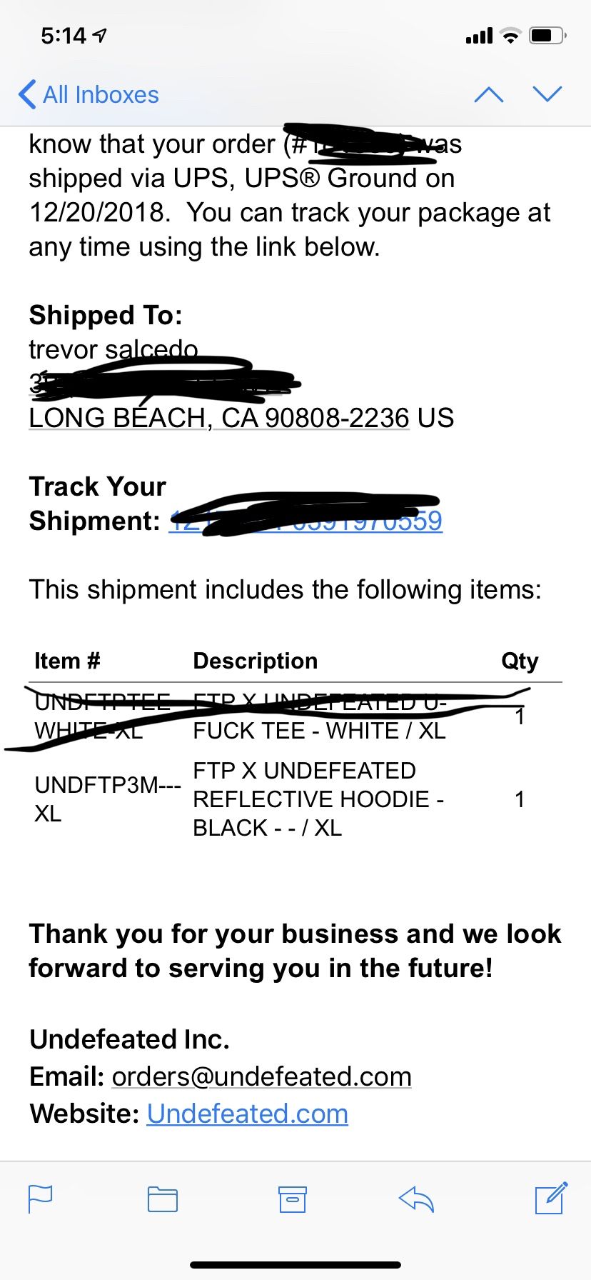 FTP x undefeated reflective logo hoodie for Sale in Long Beach, CA