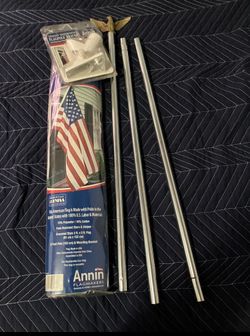 $30, New U. S. Flag Pole Set