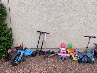 Scooters big wheels ride on toys
