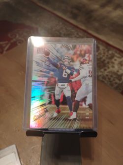 Jaxson Dart Topps NY Giants Holo Refractor Card