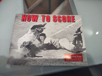 1970's The Sporting News How To Score Baseball Book Ex condition