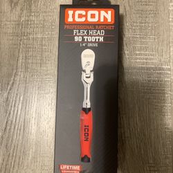 Icon 1/4 Flex Head Ratchet