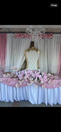 Quinceañera Wedding  artificial Flowers Table Centerpiece  Party Decoration $360 obo   for sale only