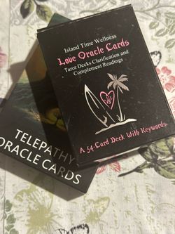 Island Wellness & Telepathy oracle decks