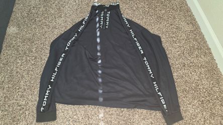 Vintage 1990's 1/4 zip pull over jacket tommy hilfiger