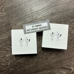 Apple AirPods 4 Bluetooth Headphones New - Only $1 Today Pay The Rest Later! 