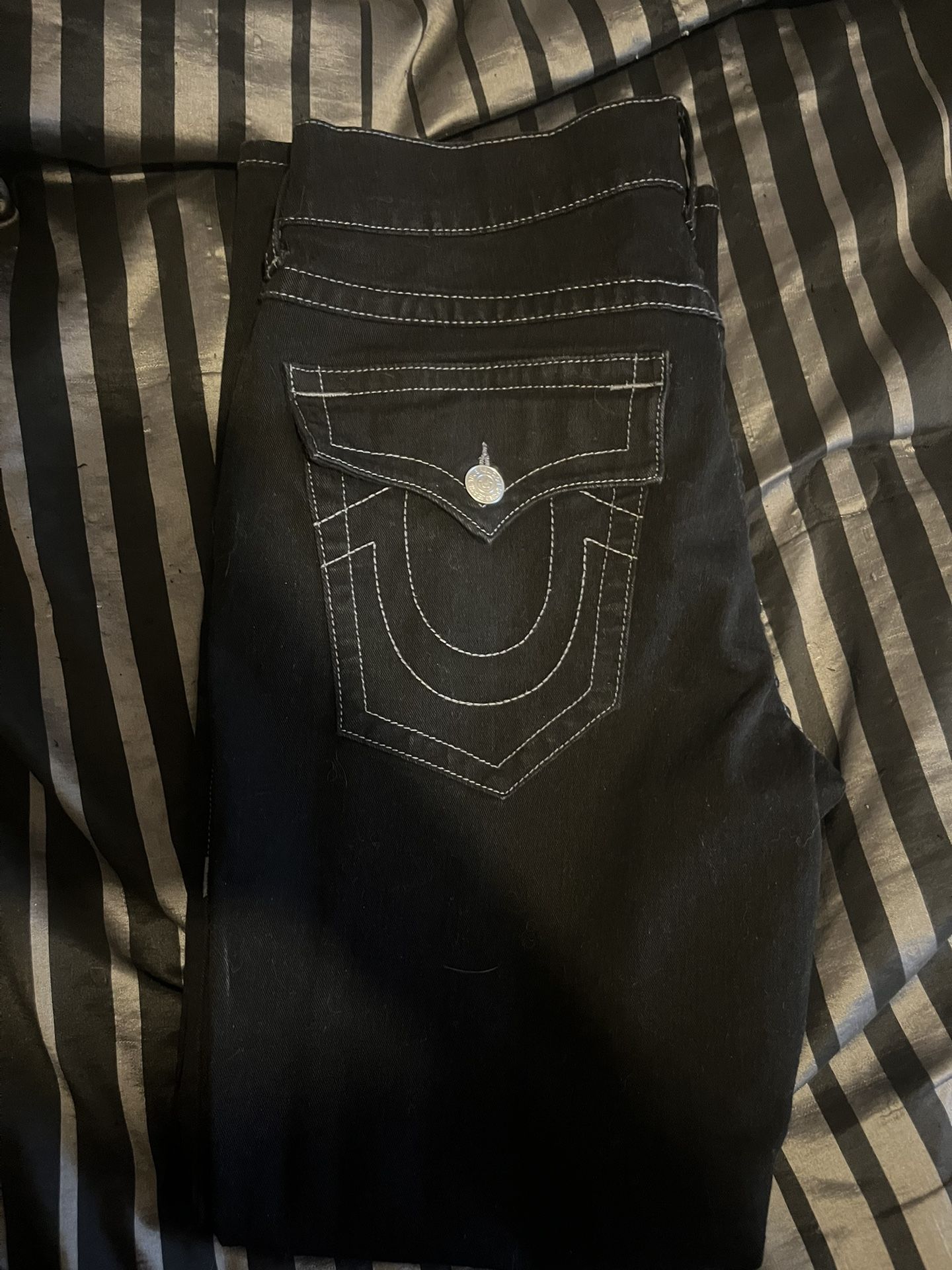 regular black trues size 34