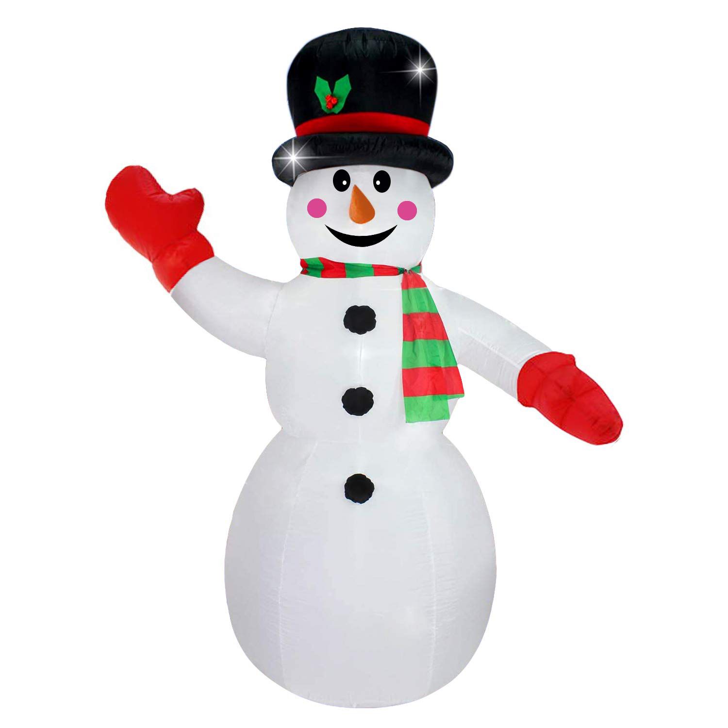 6 FT  Snowman With Red Hat 🎩 