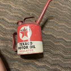 Texaco Motor Oil  Can 