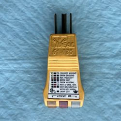 Ideal 61-045 Check Circuit Tester  120 V AC  Heavy Duty Like New 
