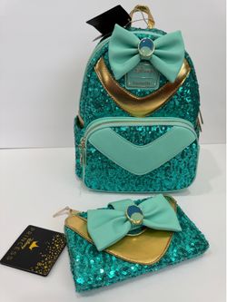 Jasmine Loungefly backpack & matching wallet!