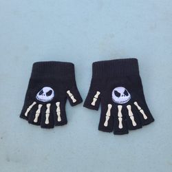 Vintage Jack Skellington Fingerless Gloves