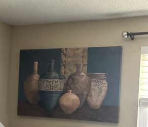 Beautiful Navy Blue Cream Colors Wall decor