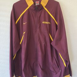 Arizona State Sun Devils Nike Fit Storm Long Sleeve Full Zip Athletic Jacket L