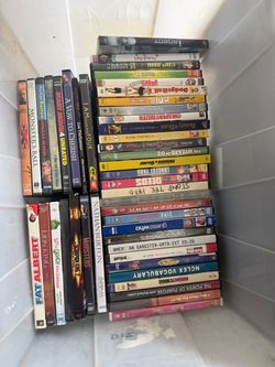 Lot of 100 dvds all for $25