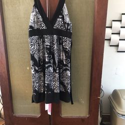 Sundress / Black /White/ Size XL