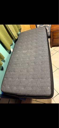 Tween bed frame and mattress