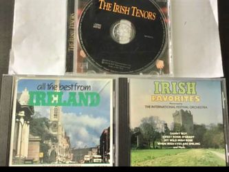 3 Irish Music CDs Irish Favorites The Irish Tenors, All the Best From Ireland Preowned