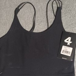 Women's Size Xsmall X Small Sports Bra Brand New Strap Fourlaps