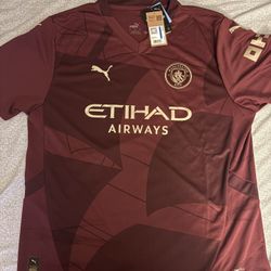 Manchester City Puma 24/25 Third Jersey Soccer Size xl