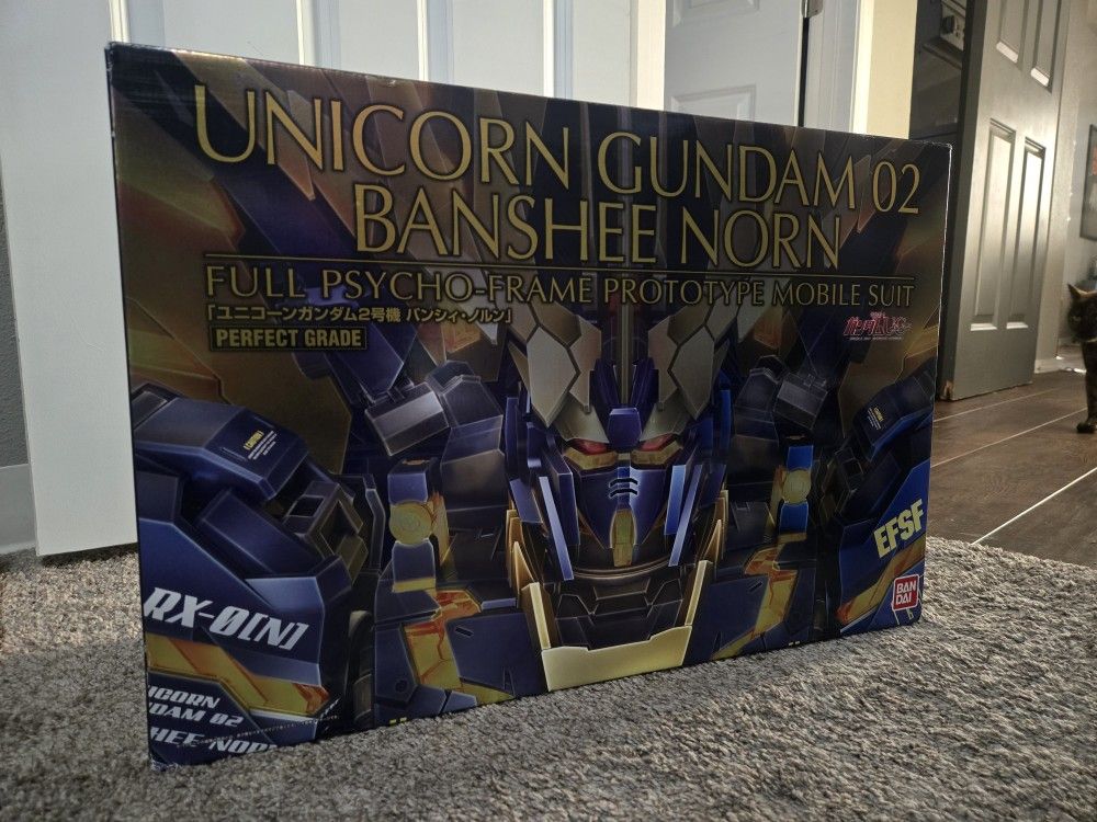 Bandai PG 1/60 Unicorn Gundam 02 Banshee Norn Model Kit BRAND NEW Unassembled