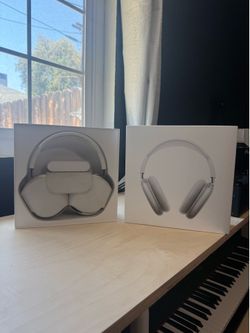 AirPod Max Silver with White Headband