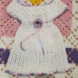 NB Handmade crochet baby outfit