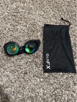 GloFX Kaleidoscope Rave Goggles – Festival EDM Burning Man Glasses