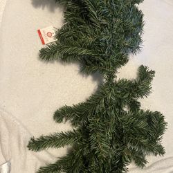Artificial Winter Greens Swag