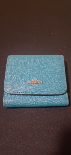 Authentic Coach Small Trifold Wallet