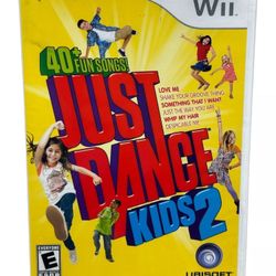 Just Dance Kids 2 (Nintendo Wii, 2011) Complete and Tested