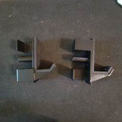 Rubber Protected Jhooks For 2x2 Power Racks With 1inch Holes-